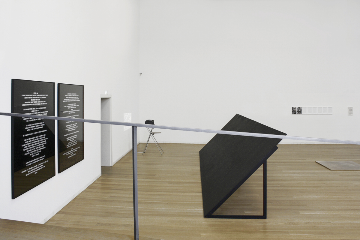 The Vertical Stage, 2010, exhibition view at Serralves Museum, Oporto photo Filipe Braga