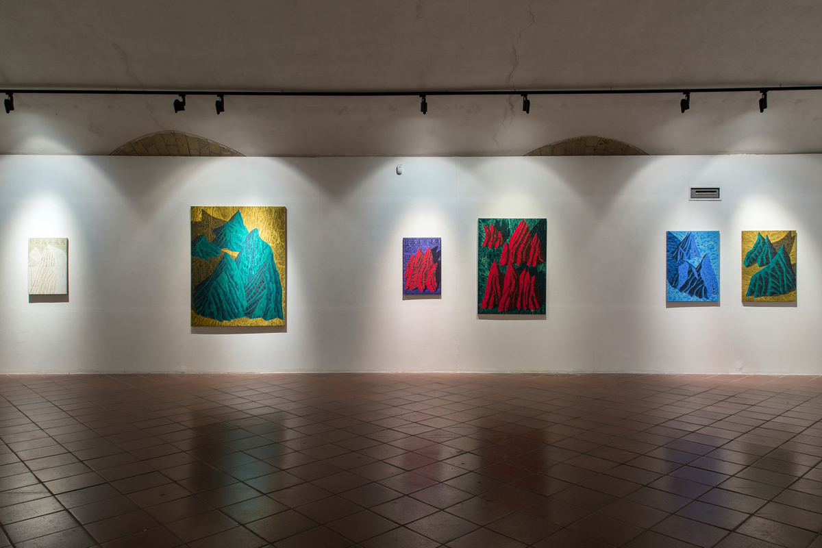 Galassie sul castello, exhibition view at Castel Sant'Elmo, Napoli