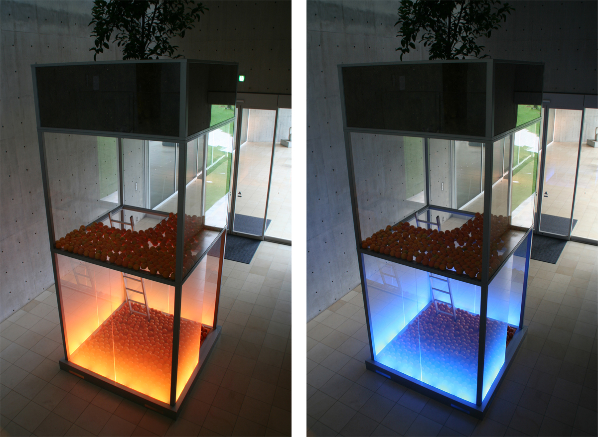 The distance for touching the sky, 2006, installation view at the Vangi Sculpture Garden Museum, Tokyo, Japan