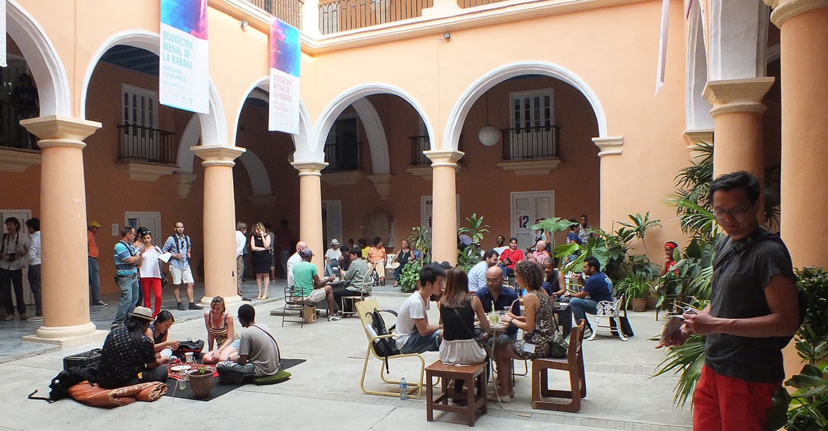 Cuba Informal Poker Room, 2015, performance at Bienal de La Habana, Cuba