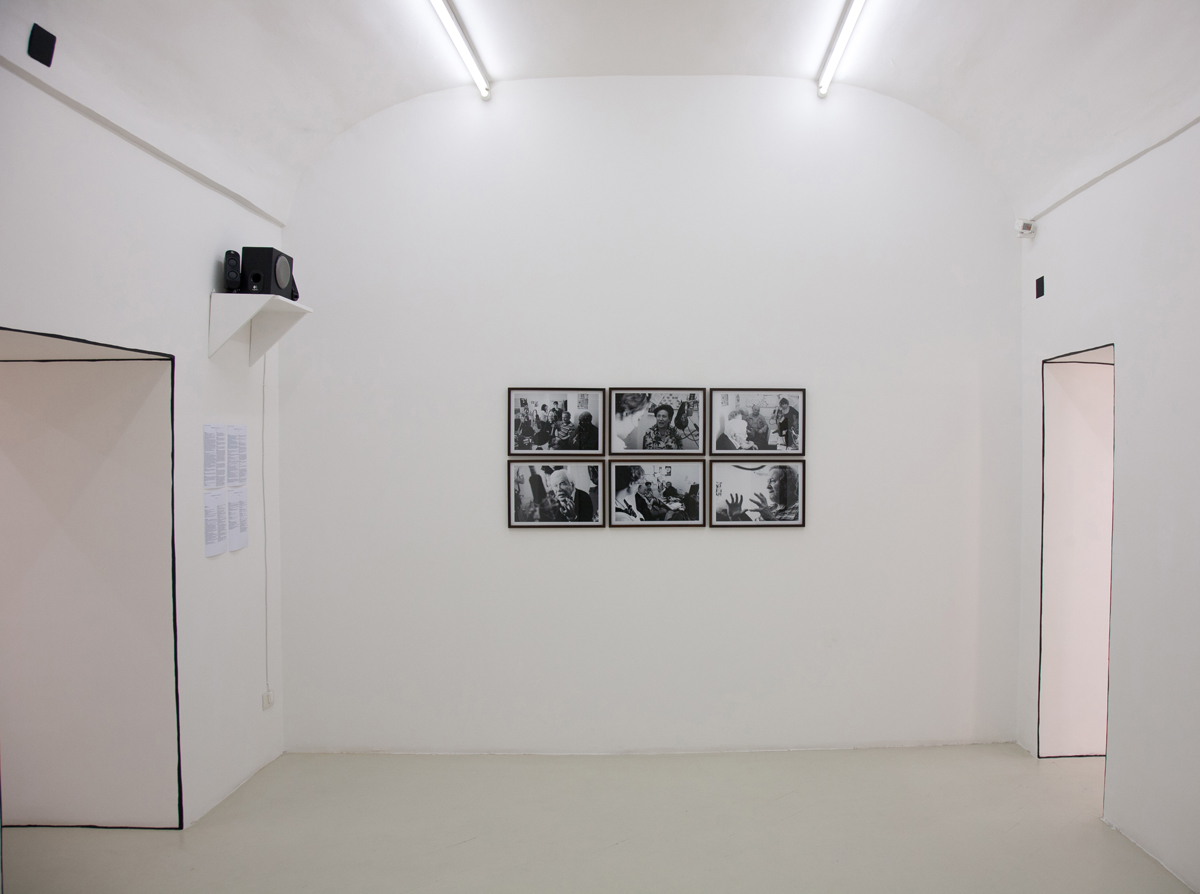 Marinella Senatore, Estman Radio Drama, 2011, sound, photo b/w, cm 45 x 30 each