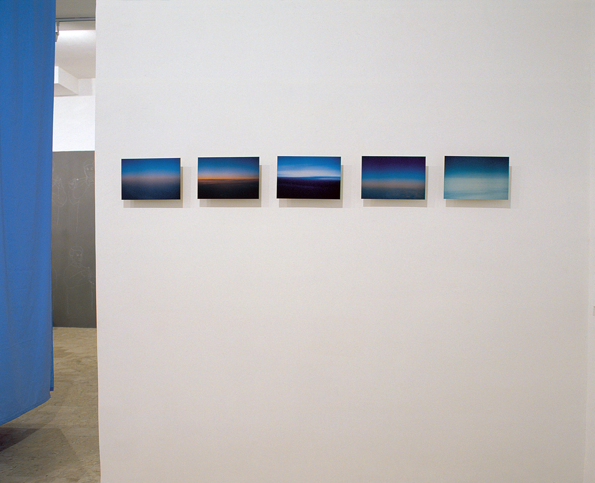 Satoshi Hirose, Horizon series, 2002, ilfochrome on aluminum, cm 20x30 each