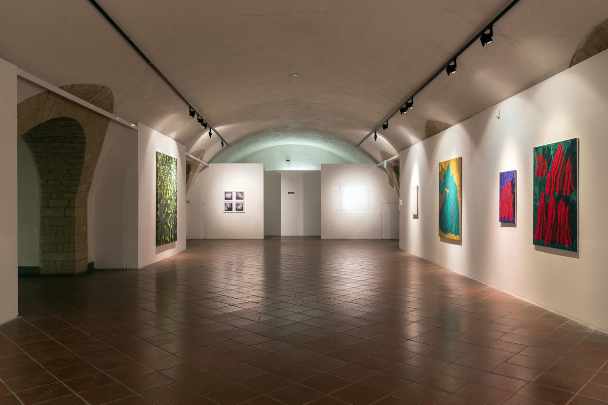 Galassie sul castello, exhibition view at Castel Sant'Elmo, Napoli