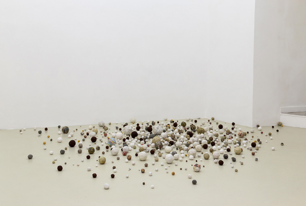 Untitled (tama), 2015 (1991-2015), paper, glue, variable dimension