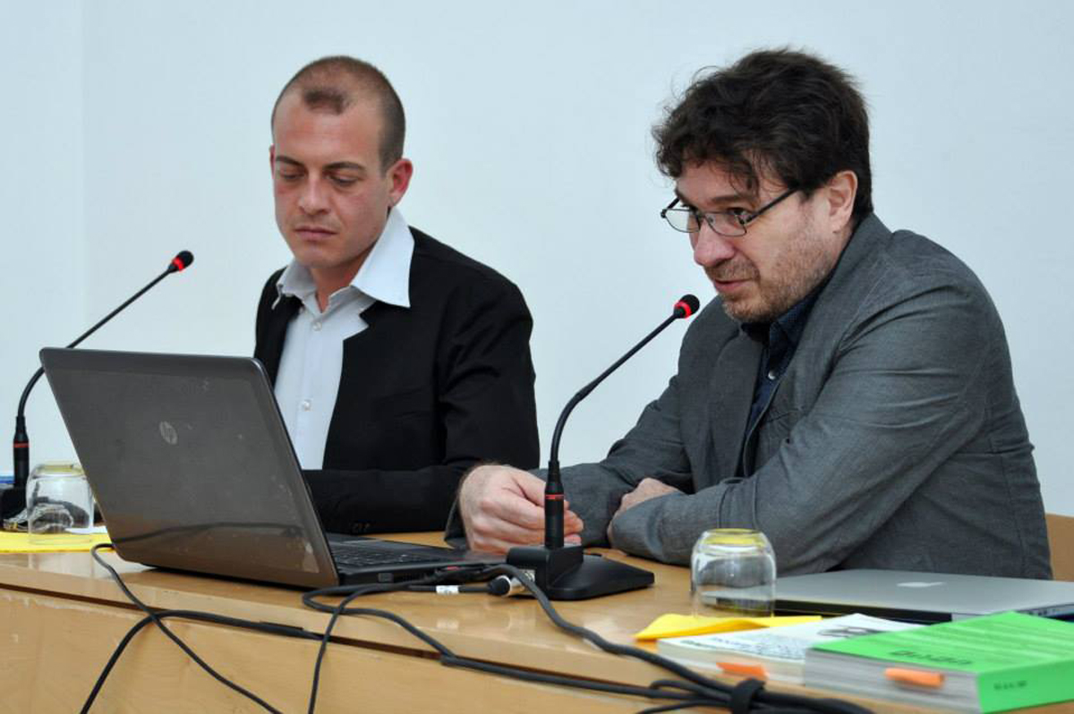 video screening and talk with Sergio Vega and Eugenio Viola at Museo Madre, Napoli — photo A.Marra
